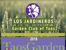 Tablet Screenshot of gardencluboftaos.org